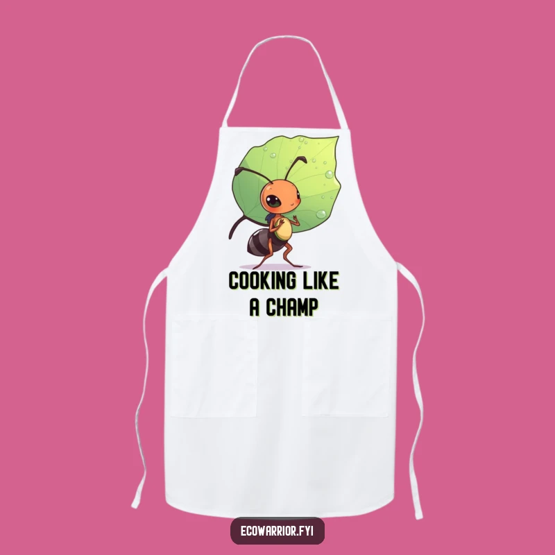 Funny Ant Apron: Diligent Leaf Shield Ant, Hilarious Kitchen Hero Gift