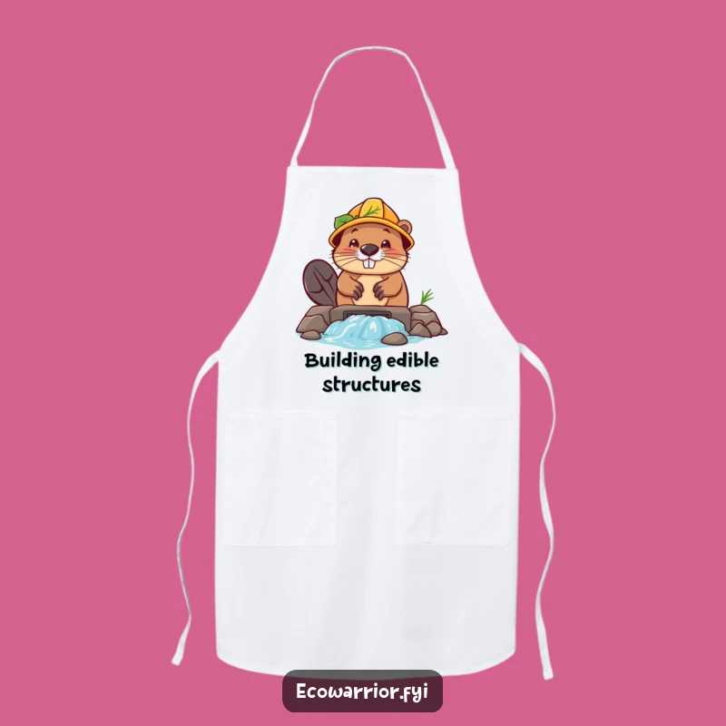 Funny Beaver Builder Apron: Work with Purpose, Perfect Kitchen Gift
