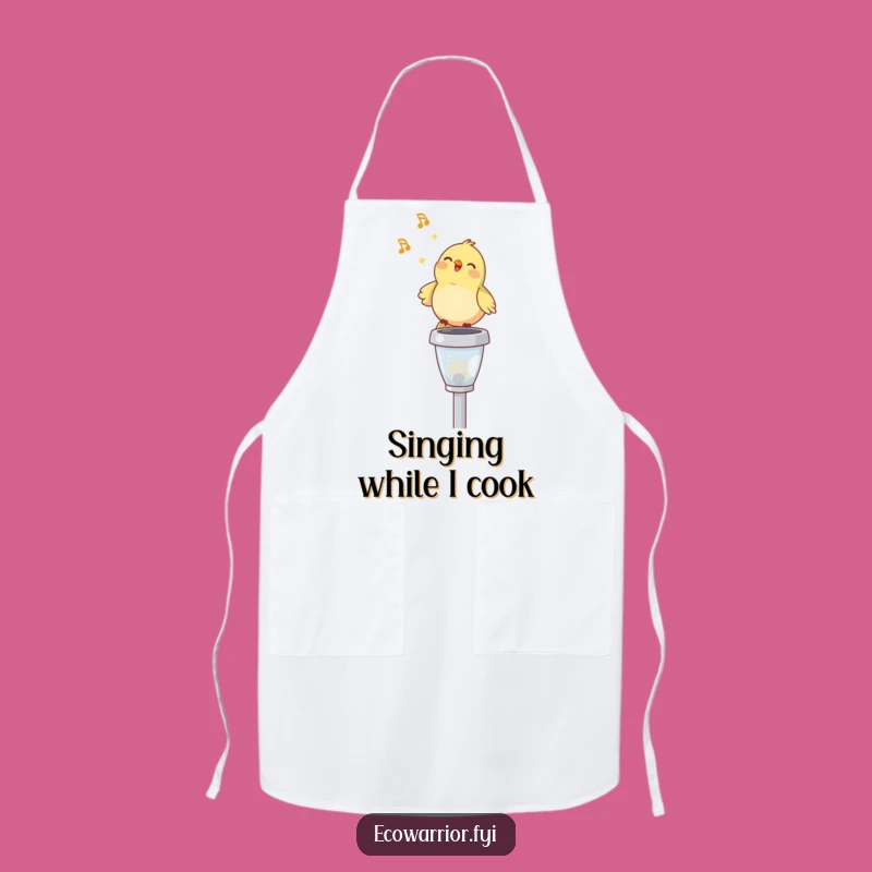 Funny Birdsong Apron - Cook with Garden Cheer