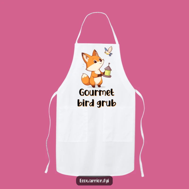 Funny Fox Chef Apron: Cook with Curiosity and Woodland Charm
