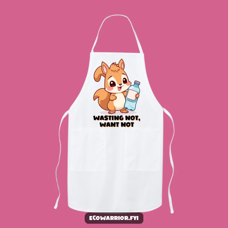 Funny Squirrel Apron: Determined Eco-Chef Style, A Hilarious Kitchen Gift