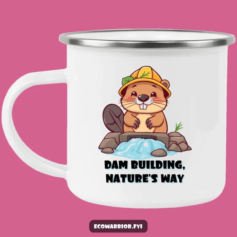Adventure Ready Funny Beaver Builder Camping Mug: Build Your Trail