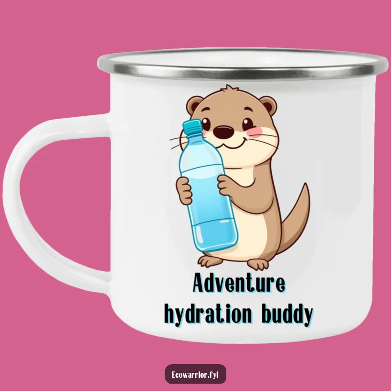 Funny Otter Hydration Camping Mug: Durable Otter Mug, Outdoor Eco Funny Gift