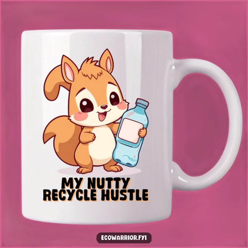 Funny Squirrel Eco Warrior Mug: A Hilarious Determination Gift for Nature Lovers