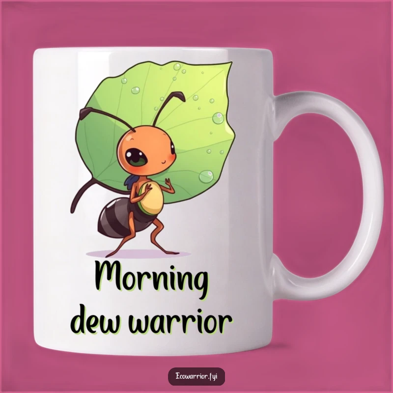 Funny Ant Mug: Diligent Leaf Shield Ant, Hilarious Insect Lover Funny Gift