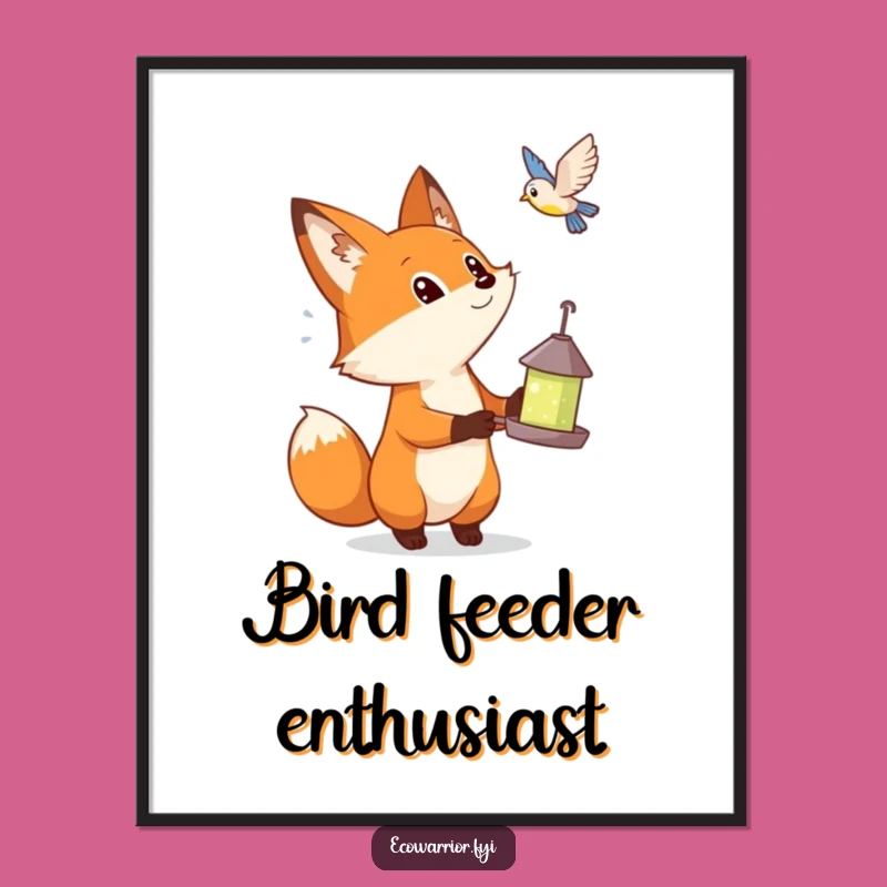 Funny Fox Digital Art: Instant Wonder for Your Home Decor