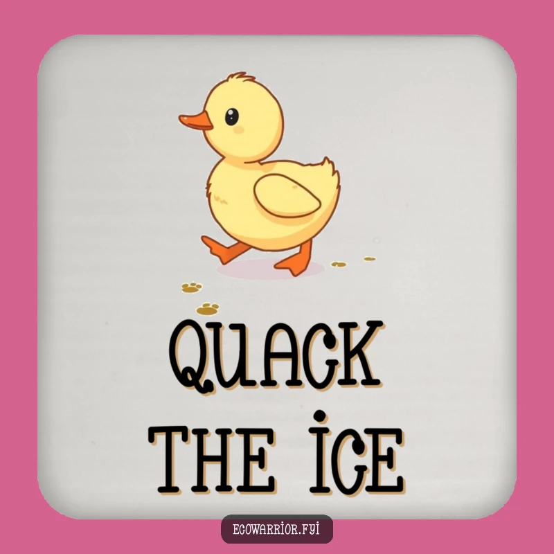 Funny Duckling Coaster: Protect Surfaces with Adorable & Hilarious Charm