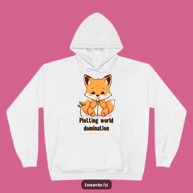 Funny Fox Hoodie: Cozy Curious Observer Sweatshirt, Intellectual Gift