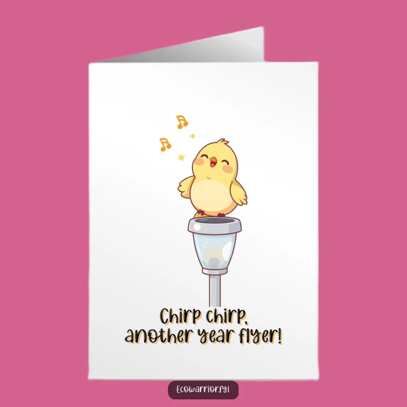 Free Printable Bird Birthday Card: Sunny Downloadable Gift for Cheerful Souls