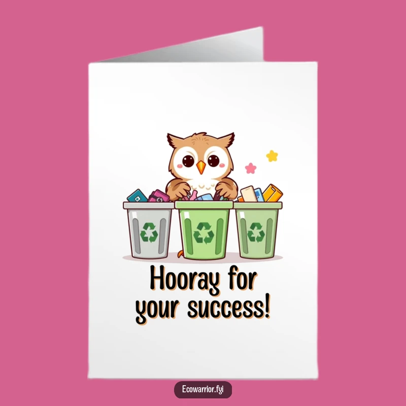 Free Printable Owl Congrats Card: Precision Sorting for Smart Success