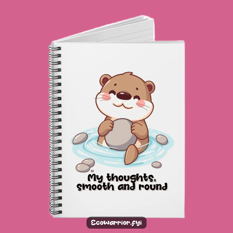 Funny Otter Notebook: Playful Swimming Otter Journal, Hilarious Gift for Writers