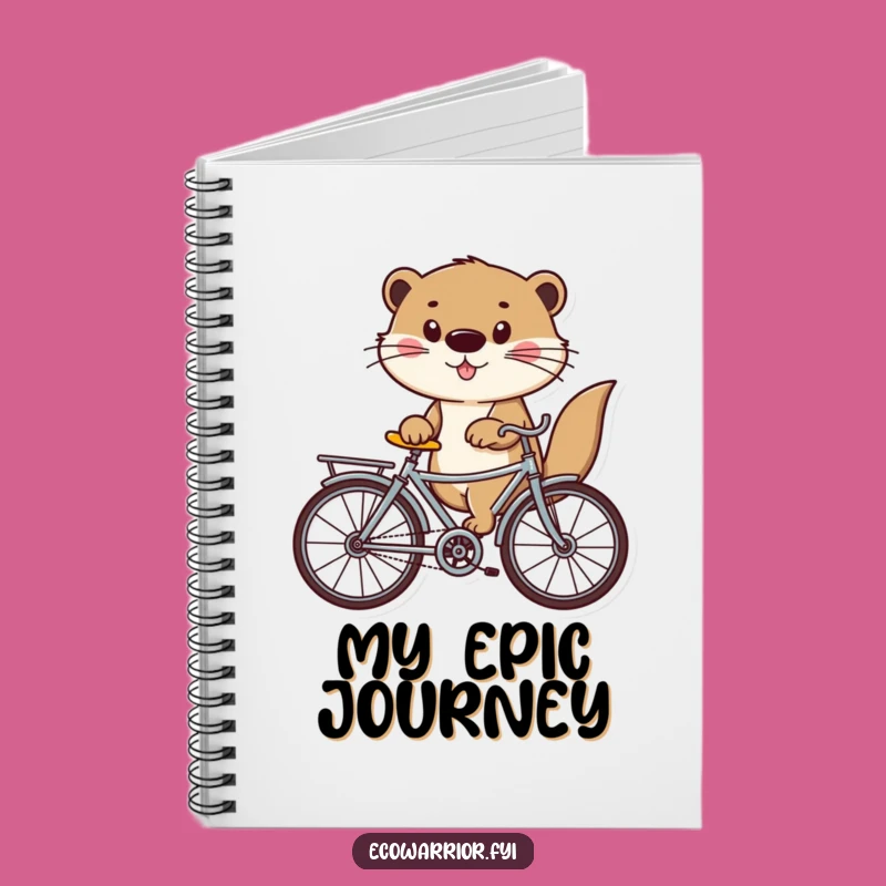 Funny Otter Notebook: Recycled Ride Ideas, Hilarious Eco-Gift for Planners
