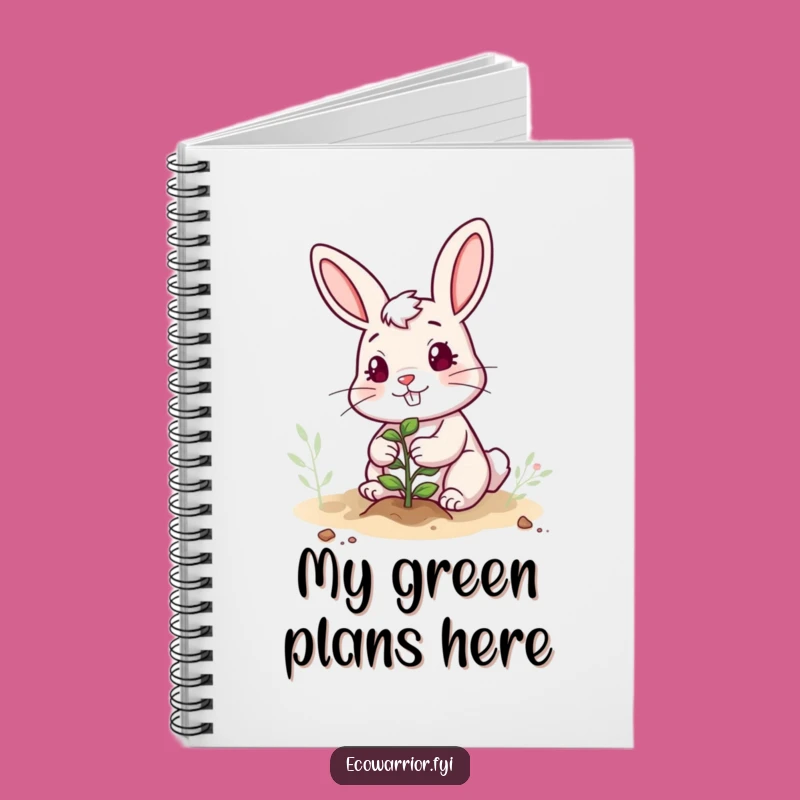 Funny Rabbit Planting Notebook: Cheerful Gardener's Diary for Humorous Notes