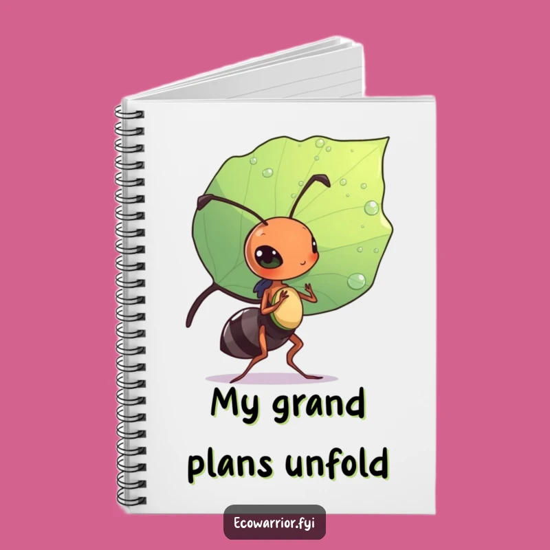 Funny Ant Notebook: Diligent Leaf Shield Ant, Hilarious Insect Journal Gift