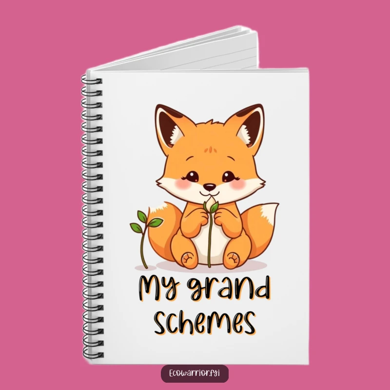 Funny Fox Notebook: Curious Observer's Journal, Thoughtful Gift for Ideas