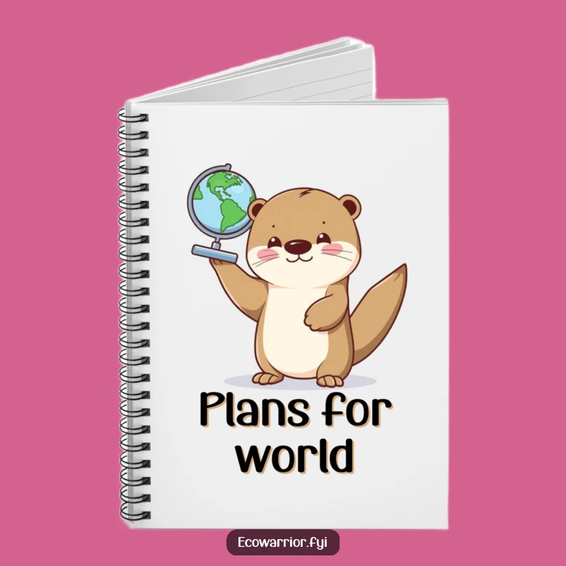 Funny Otter Globe Pride Notebook: Jot Down Adventures With This Hilarious Journal