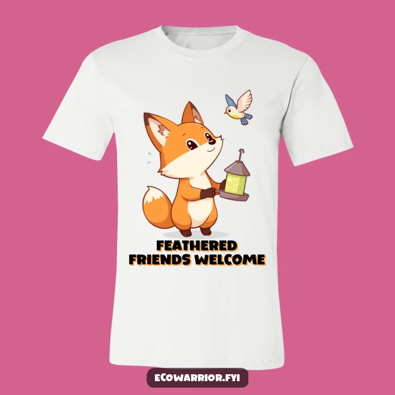 Funny Curious Fox T-Shirt: Adorable Nature Lover Tee for Daily Adventures