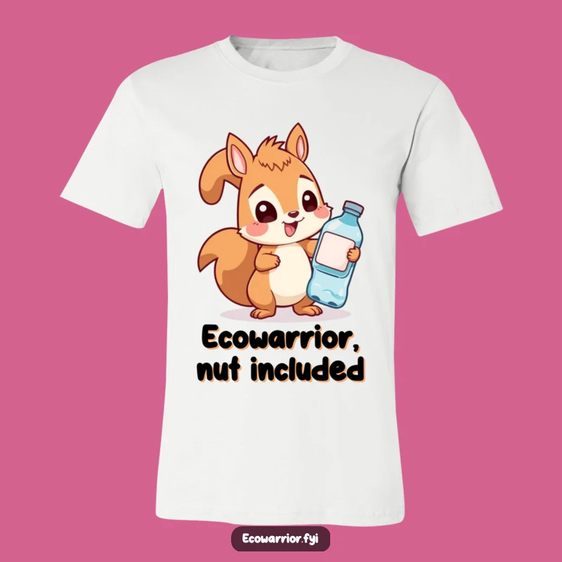 Funny Squirrel T-Shirt: Eco-Conscious Charm, Hilarious Determination Gift for All