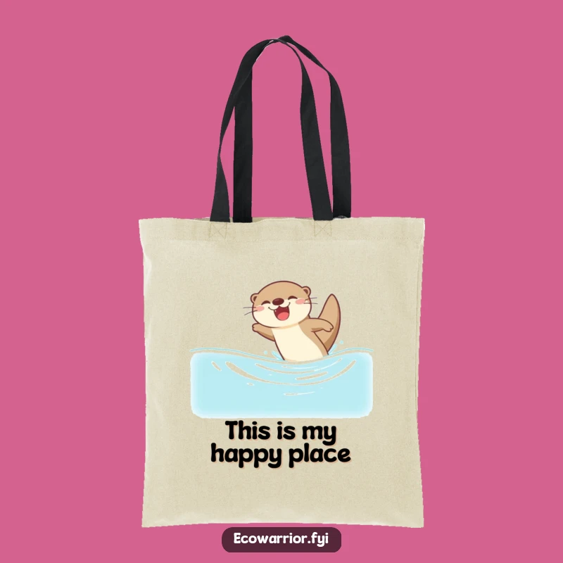 Funny Otter Dive Tote Bag - Carry Your Joy Everywhere