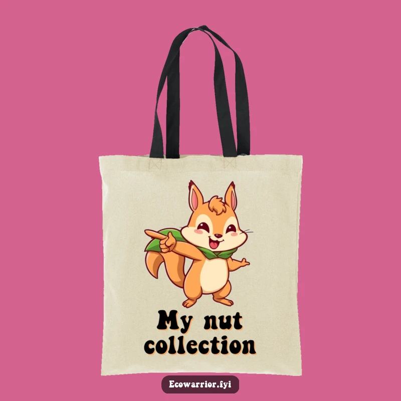 Funny Squirrel Adventure Tote Bag: Brave Squirrel Leading, Chic & Hilarious Carry-all